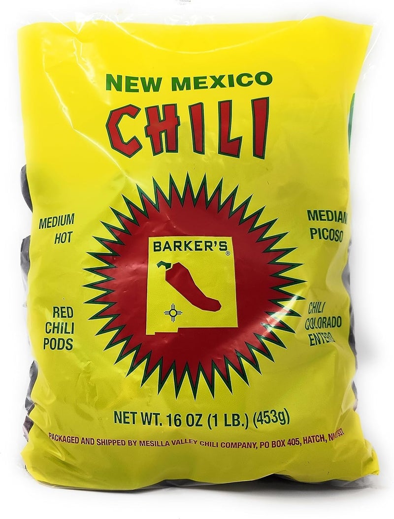SUPOOBE Barker's Medium Spicy Dried Red Chili Pods - Image 1
